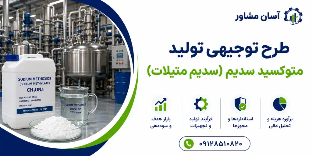 طرح تولید متوکسید سدیم(سدیم متیلات)