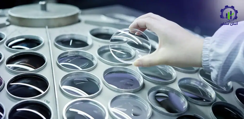 طرح تولید عدسی عینک