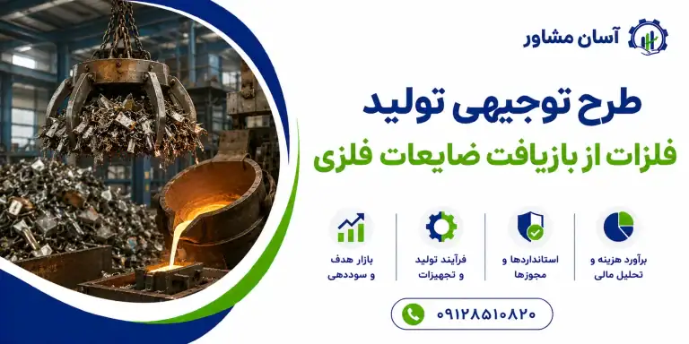 طرح تولید فلزات از بازیافت ضایعات فلزی