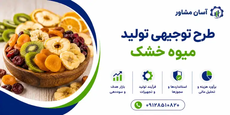 طرح تولید میوه خشک