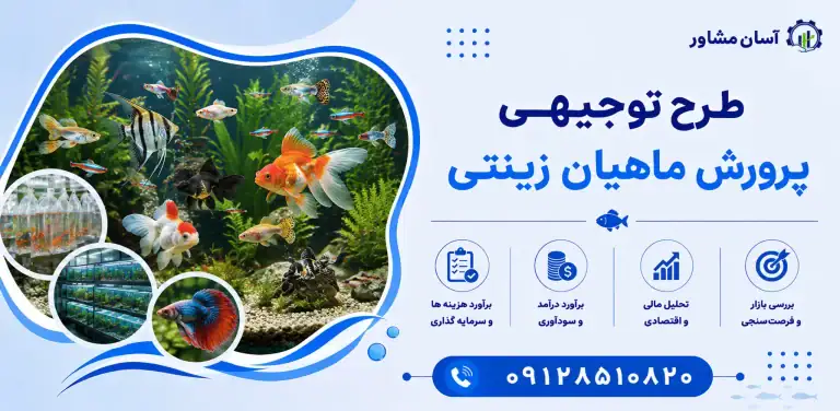 طرح پرورش ماهیان زینتی