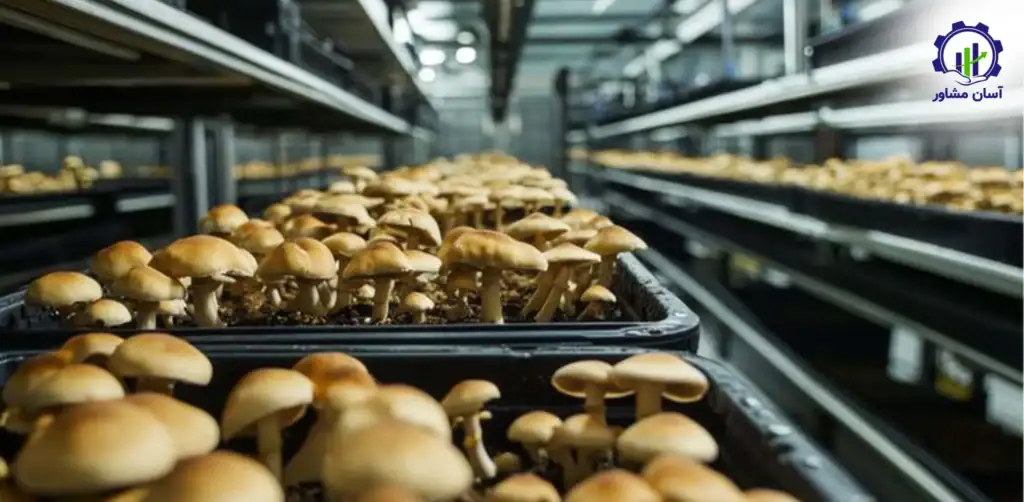 طرح توجیهی احداث فارم پرورش قارچ خوراکی طلایی