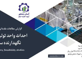 گزارش امکان سنجی احداث واحد تولید ظروف نگهدارنده سرنگ