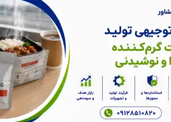 طرح تولید پاکت گرم‌ کننده غذا و نوشیدنی