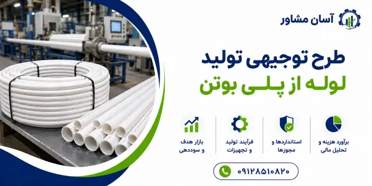 طرح تولید لوله از پلی بوتن