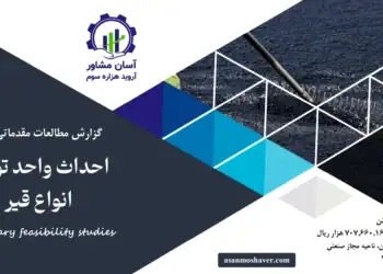 گزارش امکان سنجی احداث واحد تولید انواع قیر