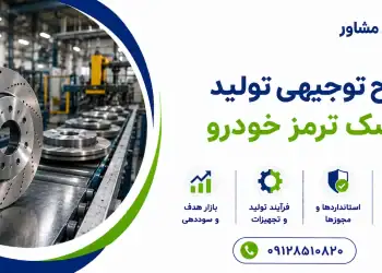 طرح تولید دیسک ترمز خودرو
