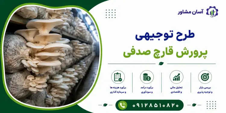 طرح پرورش قارچ صدفی