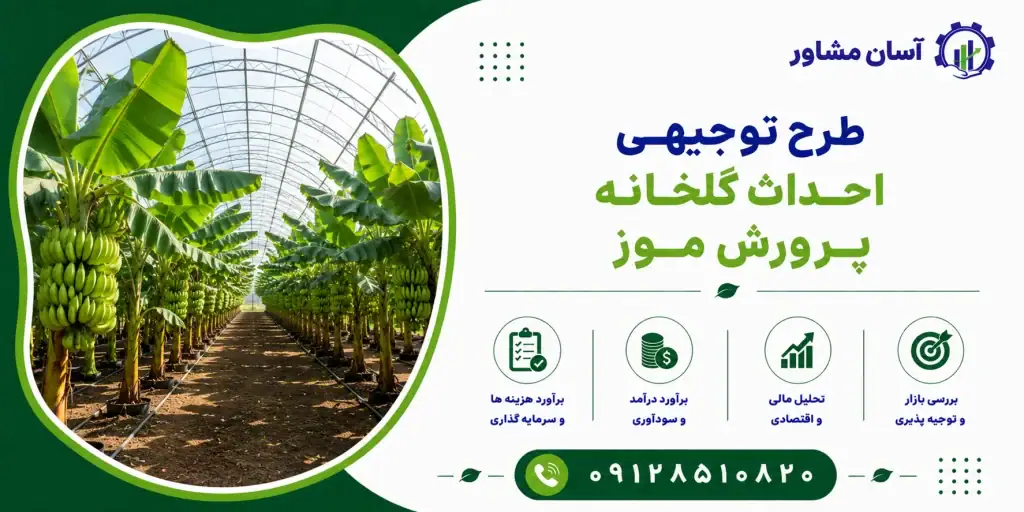 طرح احداث گلخانه پرورش موز