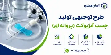 طرح تولید چسب آنژیوکت (پروانه ای)