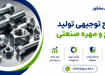 طرح تولید پیچ و مهره صنعتی