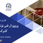 گزارش مطالعات فنی پروپوزال فنی تولید پودر رنگ نانو از گلبرگ زعفران