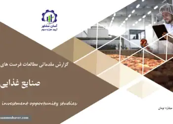 گزارش مطالعات فرصت های سرمایه گذاری صنایع غذایی