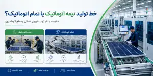 انتخاب نوع و ظرفیت خط تولید پنل خورشیدی