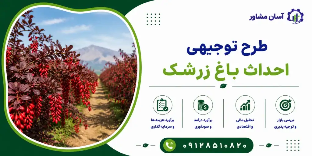 طرح احداث باغ زرشک