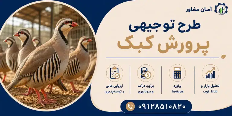 طرح پرورش کبک