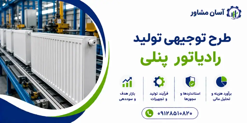 طرح تولید رادیاتور پنلی