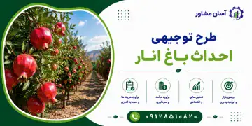 طرح احداث باغ انار