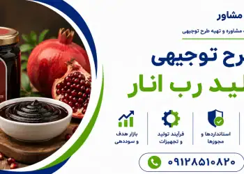 طرح تولید رب انار