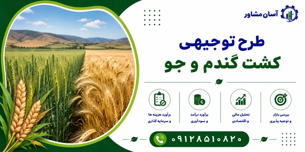 طرح کشت گندم و جو