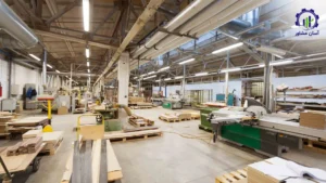 بررسی تجهیزات و تأسیسات خط تولید چوب آبنوس