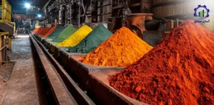 بررسی فرآیند تولید اکسید آهن