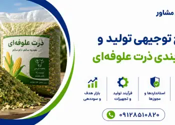 طرح تولید و بسته‌ بندی ذرت علوفه ‌ای