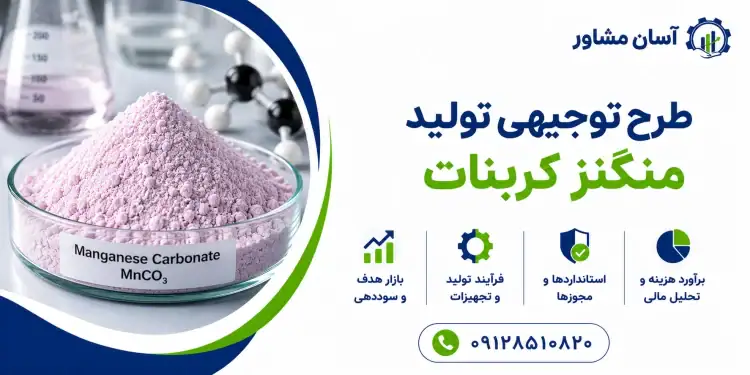 طرح تولید منگنز کربنات