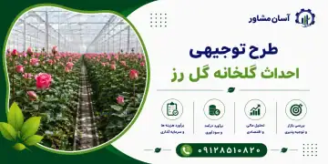 طرح احداث گلخانه گل رز