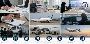 مراحل تأسیس شرکت هواپیمایی راهنمای جامع برای کارآفرینان