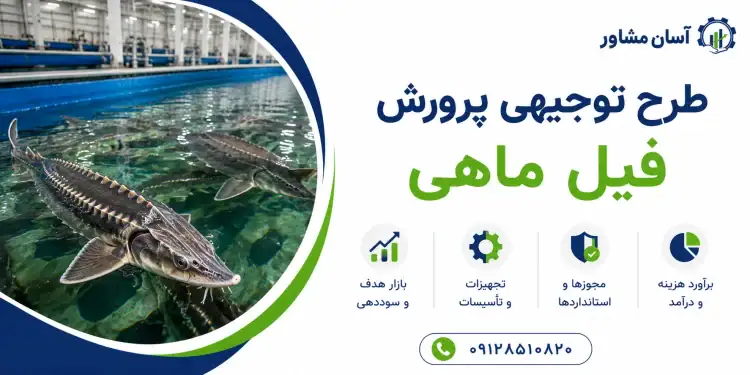 طرح پرورش فیل ماهی