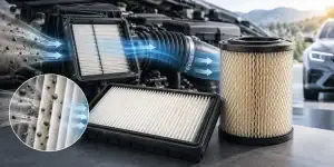 معرفی، انواع و مشخصات فنی فیلتر هوای خودرو