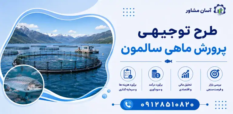 طرح پرورش ماهی سالمون