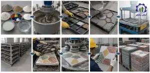 مراحل تولید موزاییک پلیمری راهنمای جامع برای تولیدکنندگان