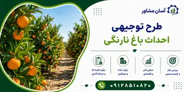 طرح احداث باغ نارنگی