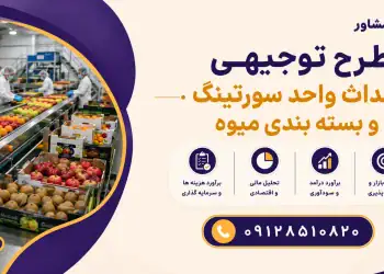 طرح احداث واحد سورتینگ و بسته بندی میوه