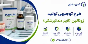 طرح تولید زونالین (لاینر دندانپزشکی)