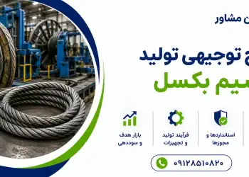 طرح تولید سیم بکسل
