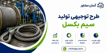 طرح تولید سیم بکسل