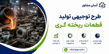 طرح تولید قطعات ریخته گری