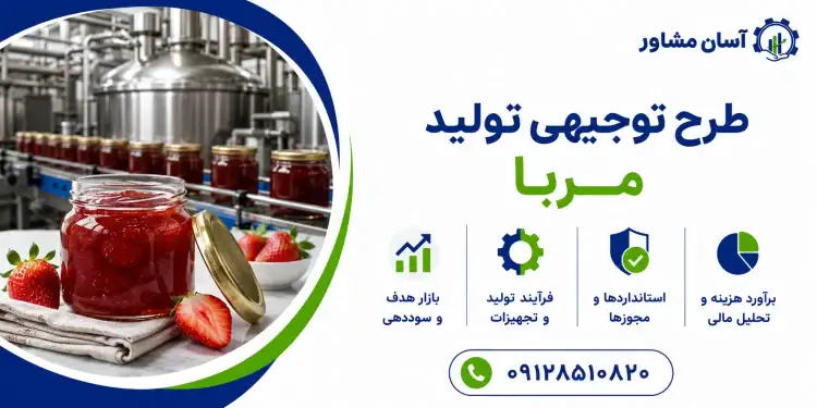 طرح تولید مربا