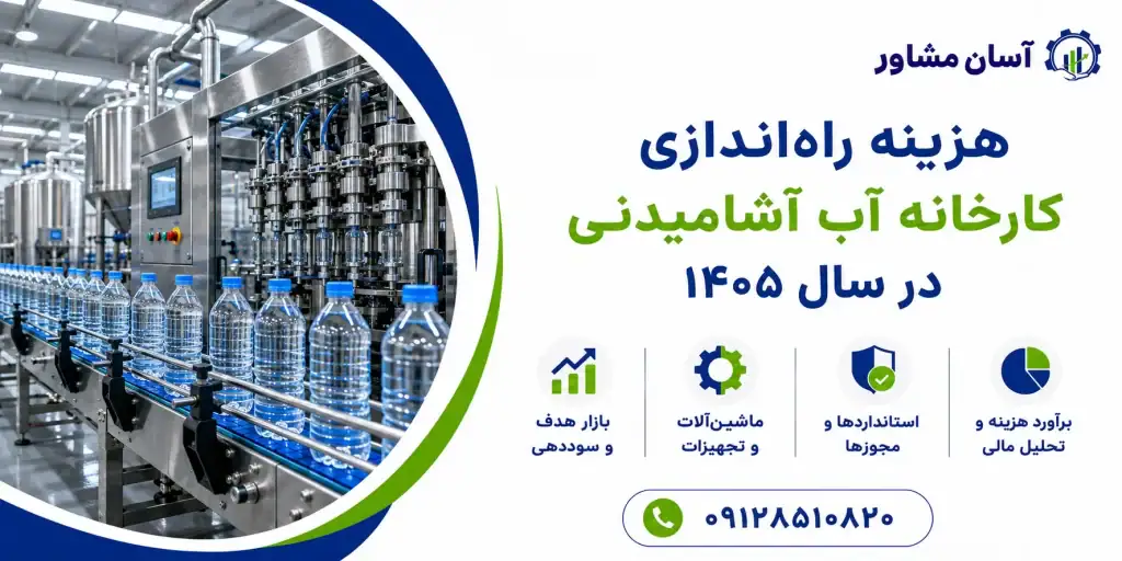 هزینه راه اندازی کارخانه آب آشامیدنی در سال ۱۴۰۵