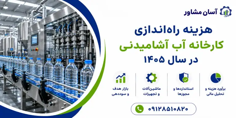 هزینه راه اندازی کارخانه آب آشامیدنی در سال ۱۴۰۵