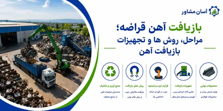 بازیافت آهن قراضه؛ مراحل، روش ها و تجهیزات بازیافت آهن