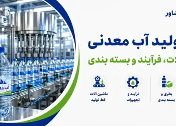 خط تولید آب معدنی؛ ماشین آلات، فرآیند و بسته بندی