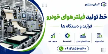 خط تولید فیلتر هوای خودرو؛ فرآیند و دستگاه ها