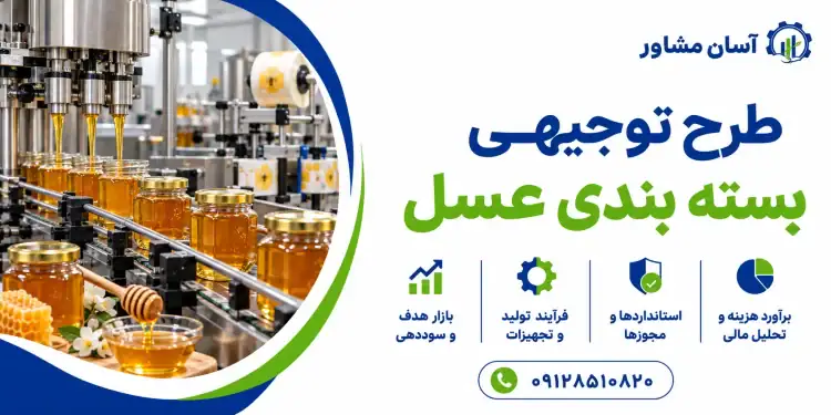 طرح توجیهی بسته بندی عسل